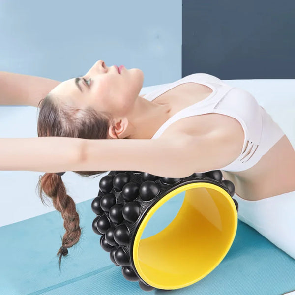 Yoga Wheel Back Stretcher Massage Roller