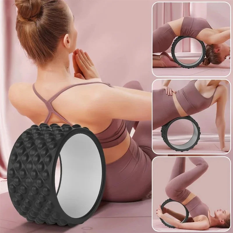 Yoga Wheel Back Stretcher Massage Roller