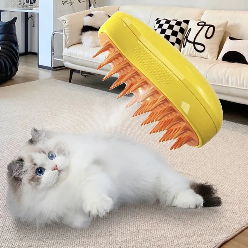 3 in 1 Pet Steam Brush Comb