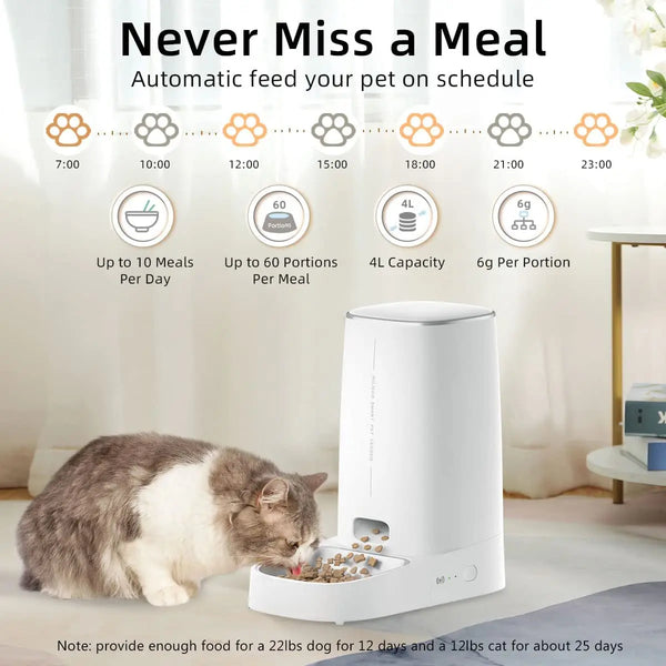 Pet Smart WiFi Food Dispenser