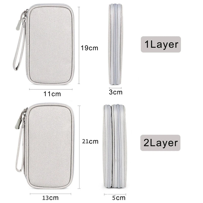 Travel Cable Storage Bag