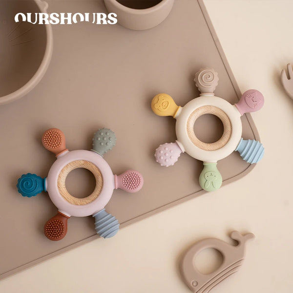 Baby Silicone Ring Teething Toys