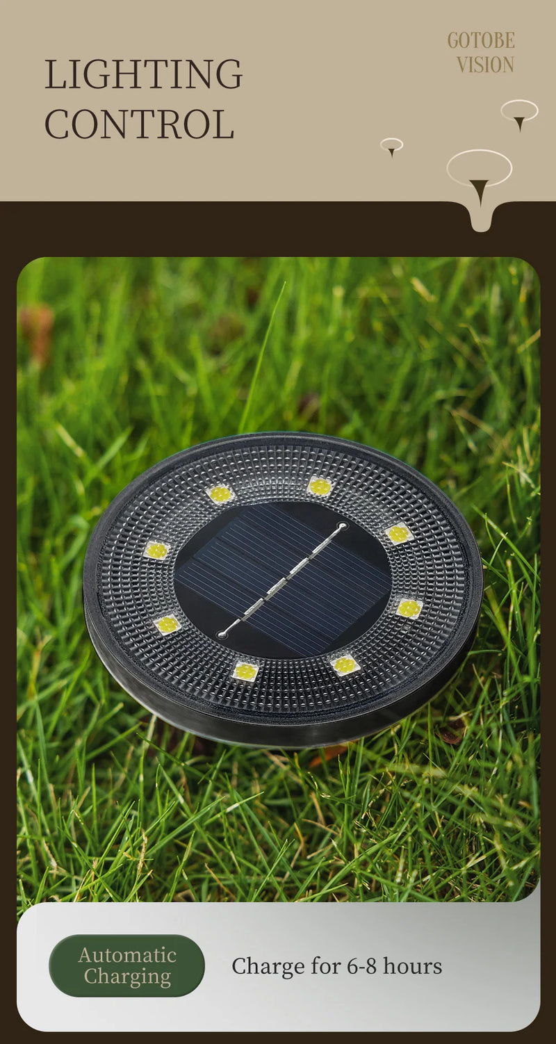 LED Outdoor Solar Power Ground Light