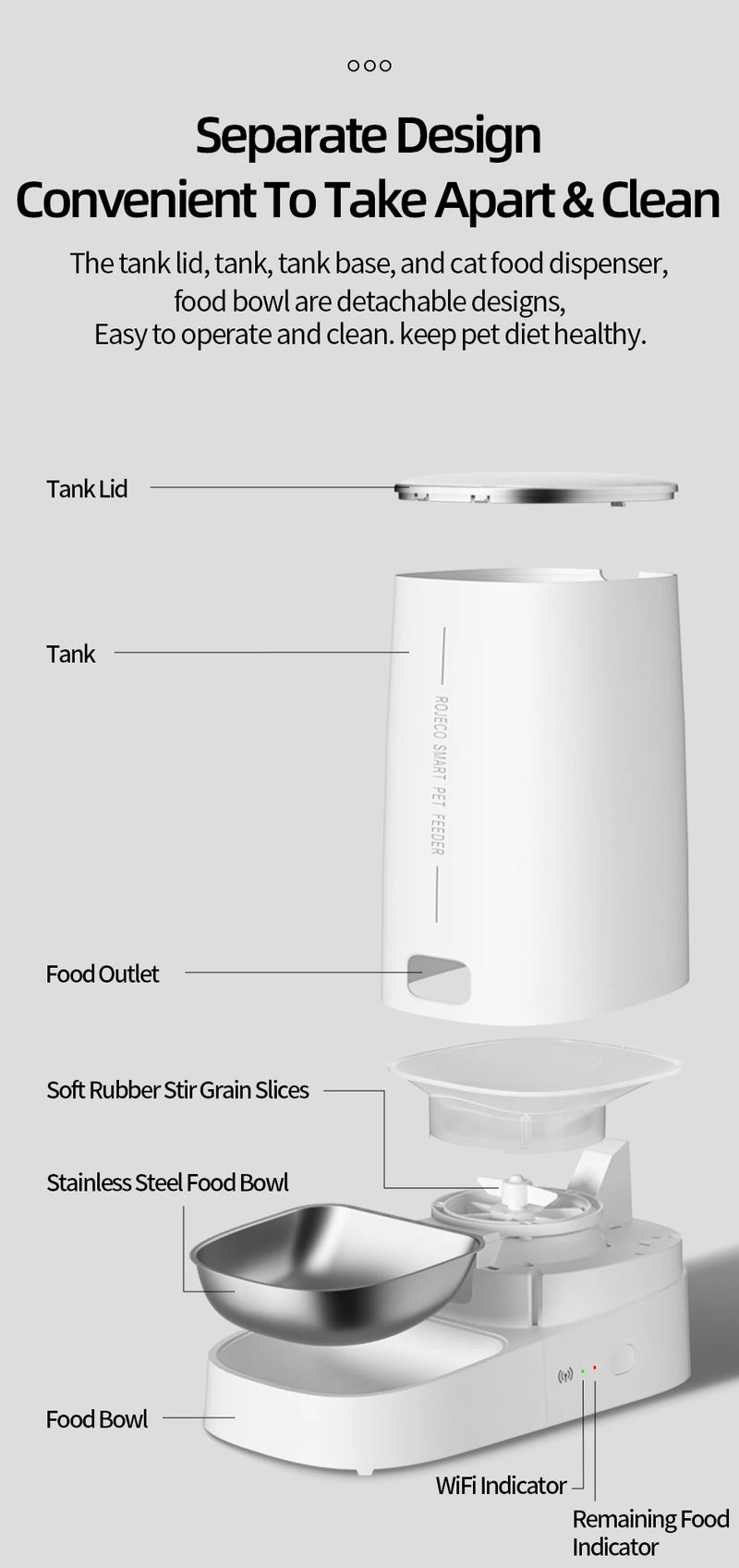 Pet Smart WiFi Food Dispenser