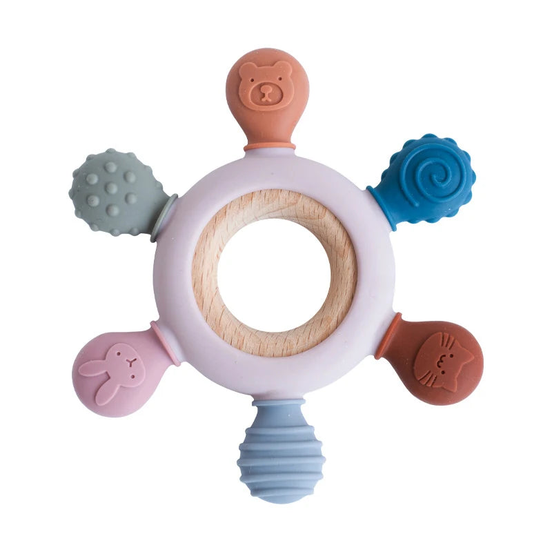 Baby Silicone Ring Teething Toys