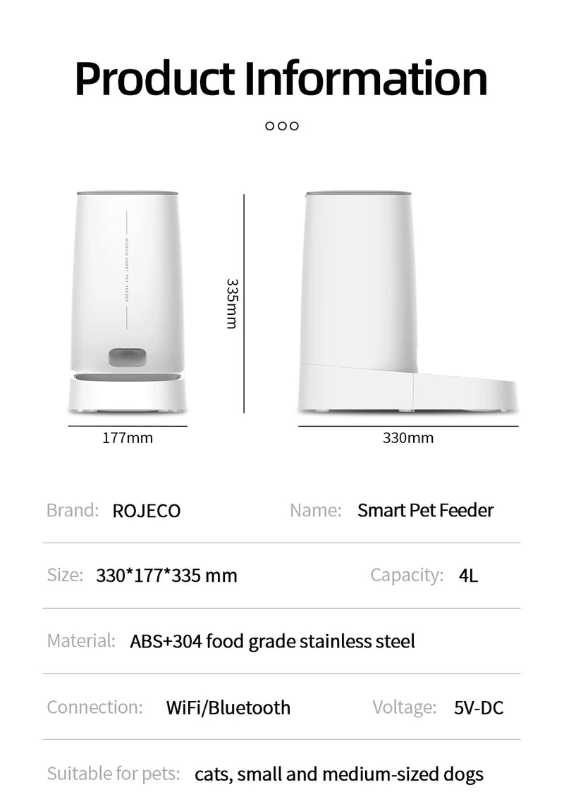 Pet Smart WiFi Food Dispenser